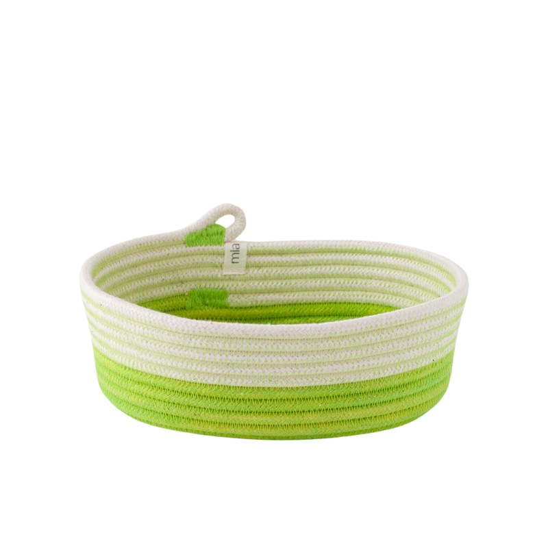 Essential Oval Basket (XS) - Pistachio Green Soft Serve (BSK103525W-XS) Main Image